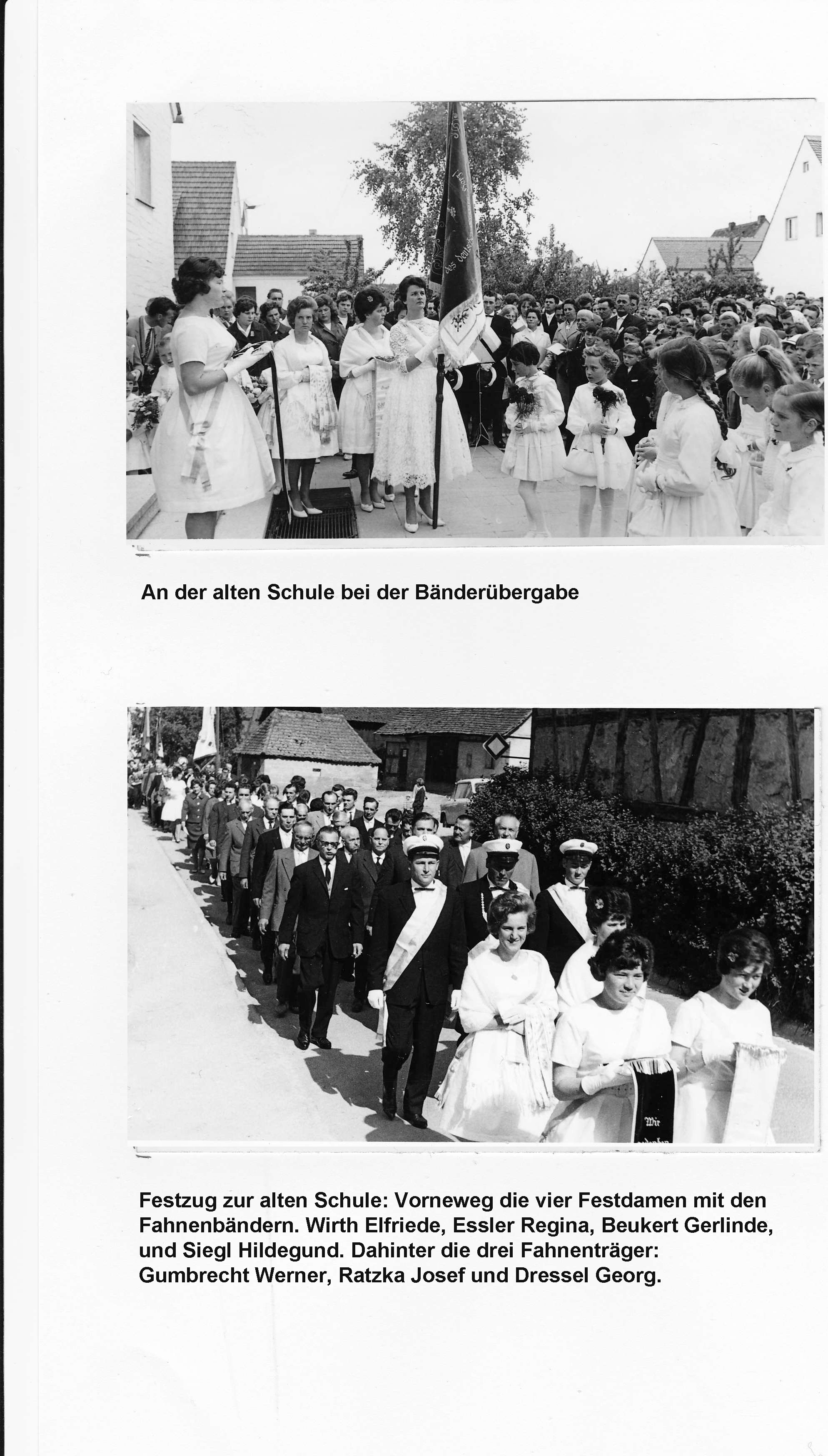 alte fotos 02 fahnenweihe 1962